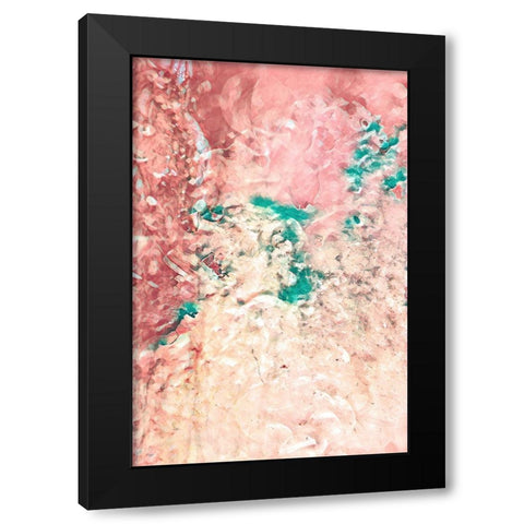 Oasis Black Modern Wood Framed Art Print with Double Matting by Alpenglow Workshop