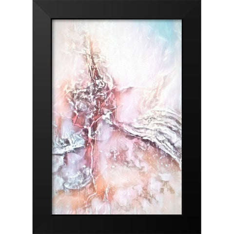 Opalescent Black Modern Wood Framed Art Print by Alpenglow Workshop