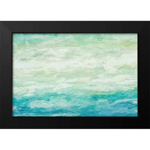 Out to Sea Black Modern Wood Framed Art Print by Alpenglow Workshop