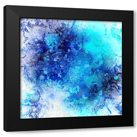 Sleepless Wind Black Modern Wood Framed Art Print by Alpenglow Workshop