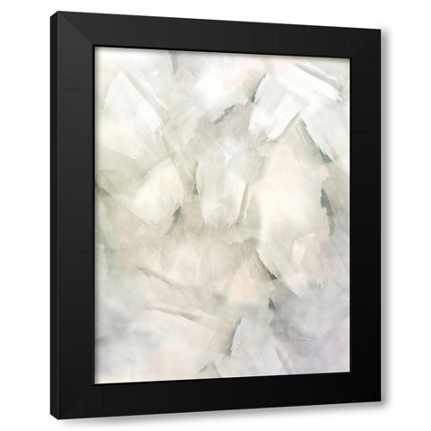 Temporal Distortion Black Modern Wood Framed Art Print by Alpenglow Workshop