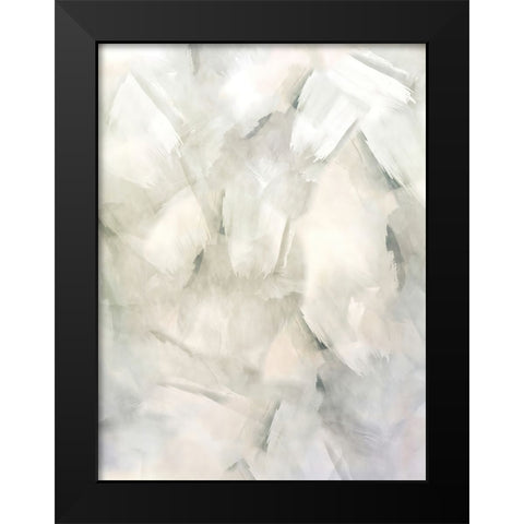 Temporal Distortion Black Modern Wood Framed Art Print by Alpenglow Workshop