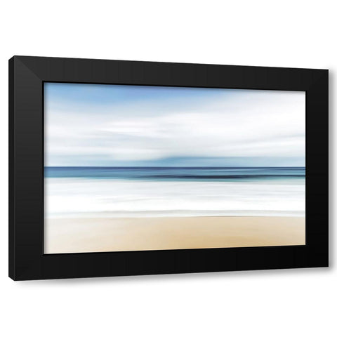 Beach Black Modern Wood Framed Art Print with Double Matting by Alpenglow Workshop