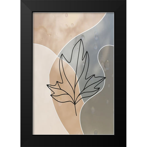 Autumn Rain Black Modern Wood Framed Art Print by Alpenglow Workshop