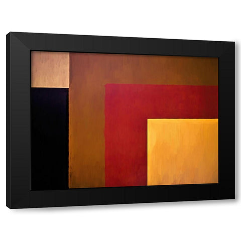 Caramel and Cappuccino Black Modern Wood Framed Art Print with Double Matting by Alpenglow Workshop