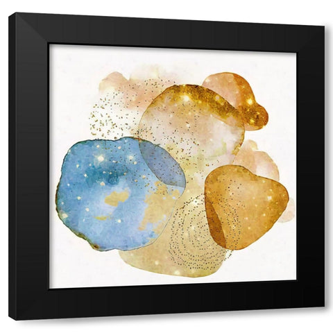 Cosmic Portals Black Modern Wood Framed Art Print by Alpenglow Workshop