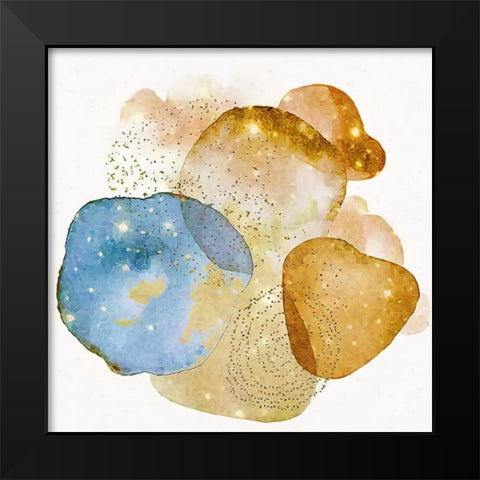 Cosmic Portals Black Modern Wood Framed Art Print by Alpenglow Workshop