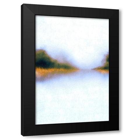 Early Morning Vista I Black Modern Wood Framed Art Print with Double Matting by Alpenglow Workshop