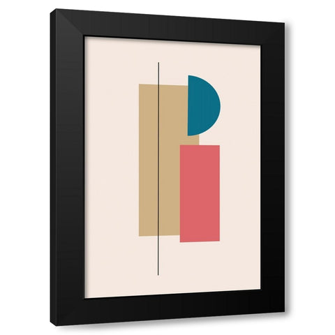 Ordered Alignment II Black Modern Wood Framed Art Print with Double Matting by Alpenglow Workshop