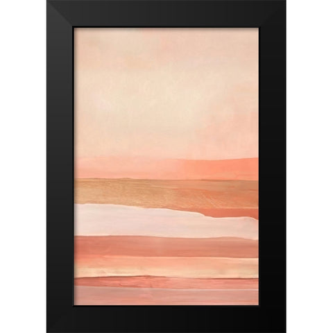 Point of Departure Black Modern Wood Framed Art Print by Alpenglow Workshop