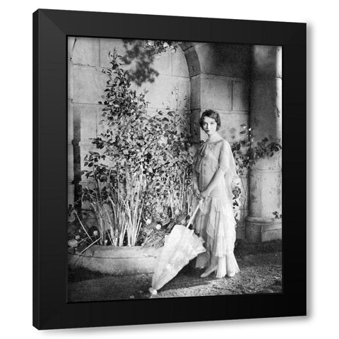Lillian Gish, Uncle Vanya, 1930 Black Modern Wood Framed Art Print by Vintage Hollywood Archive