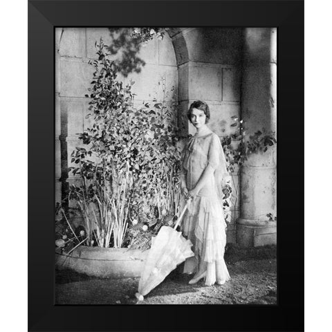 Lillian Gish, Uncle Vanya, 1930 Black Modern Wood Framed Art Print by Vintage Hollywood Archive