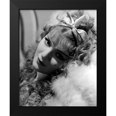 Anna Sten, 1934 Black Modern Wood Framed Art Print by Vintage Hollywood Archive