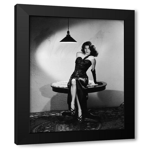 Ava Gardner, The Killers, 1946 Black Modern Wood Framed Art Print by Vintage Hollywood Archive