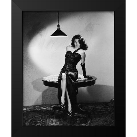 Ava Gardner, The Killers, 1946 Black Modern Wood Framed Art Print by Vintage Hollywood Archive