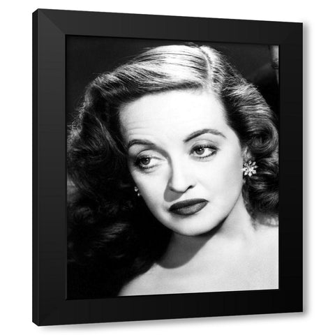 Bette Davis in All About Eve, 1950 Black Modern Wood Framed Art Print by Vintage Hollywood Archive