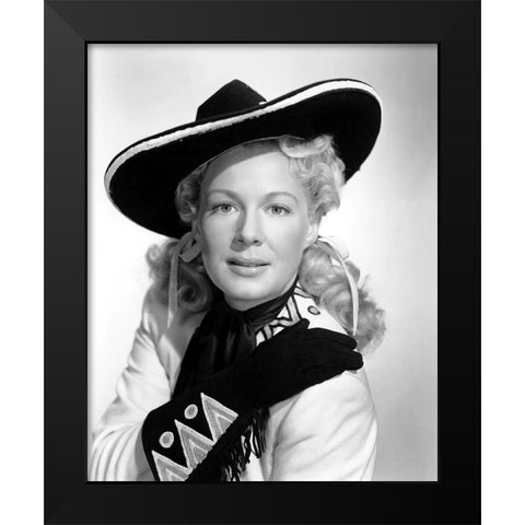 Betty Hutton, Annie Get Your Gun Black Modern Wood Framed Art Print by Vintage Hollywood Archive