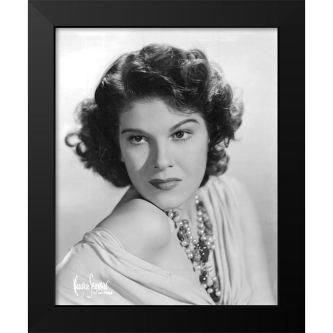 Betty Lou Gerson, 1941 Black Modern Wood Framed Art Print by Vintage Hollywood Archive