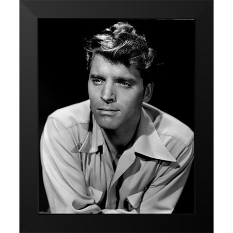 Burt Lancaster, 1947 Black Modern Wood Framed Art Print by Vintage Hollywood Archive