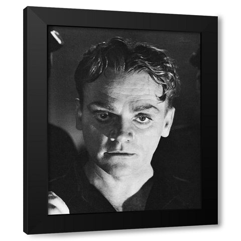 James Cagney, Angels Final Walk, 1938 Black Modern Wood Framed Art Print by Vintage Hollywood Archive