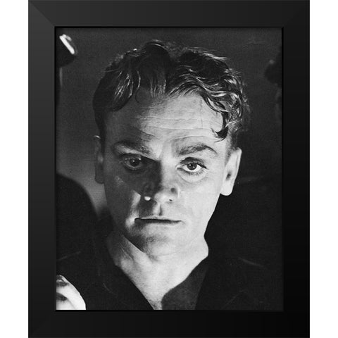 James Cagney, Angels Final Walk, 1938 Black Modern Wood Framed Art Print by Vintage Hollywood Archive
