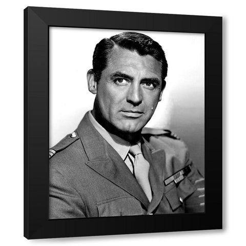 Cary Grant Black Modern Wood Framed Art Print by Vintage Hollywood Archive