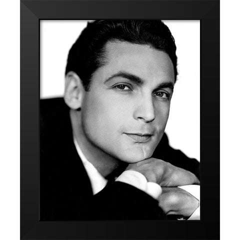 Charles Farrell Black Modern Wood Framed Art Print by Vintage Hollywood Archive