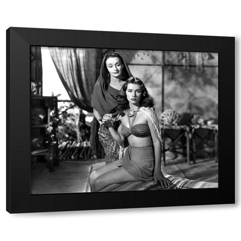 Christian Palma, Tarzan Black Modern Wood Framed Art Print by Vintage Hollywood Archive