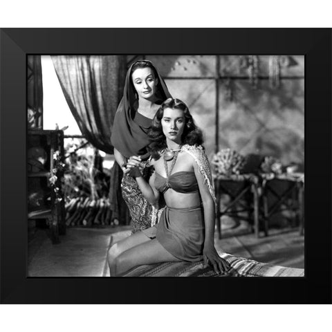 Christian Palma, Tarzan Black Modern Wood Framed Art Print by Vintage Hollywood Archive