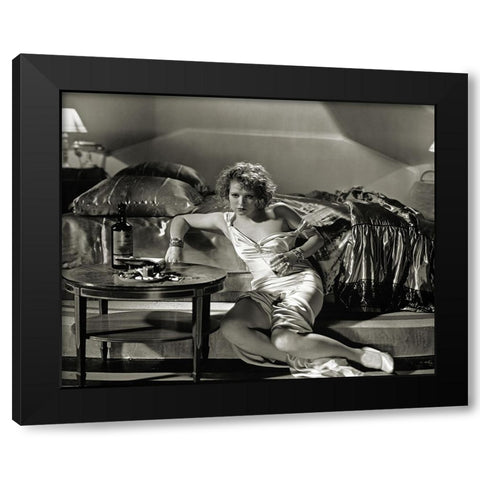 Clara Bow, Call her Savage, 1932 Black Modern Wood Framed Art Print by Vintage Hollywood Archive