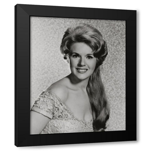 Connie Stevens Black Modern Wood Framed Art Print with Double Matting by Vintage Hollywood Archive