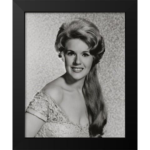 Connie Stevens Black Modern Wood Framed Art Print by Vintage Hollywood Archive