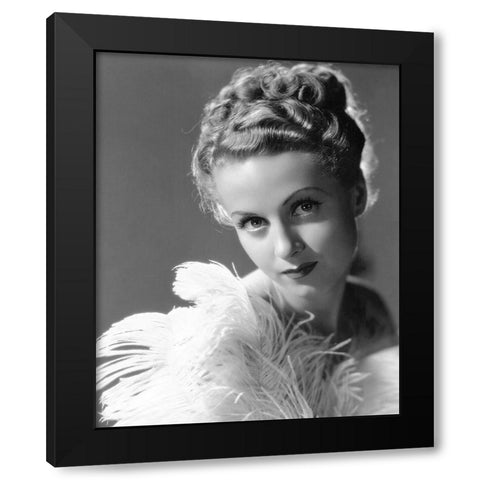 Danielle Darrieux, The Rage of Paris Black Modern Wood Framed Art Print with Double Matting by Vintage Hollywood Archive