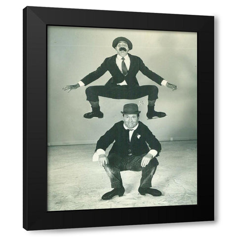 Frick and Frack, 1953 Black Modern Wood Framed Art Print with Double Matting by Vintage Hollywood Archive