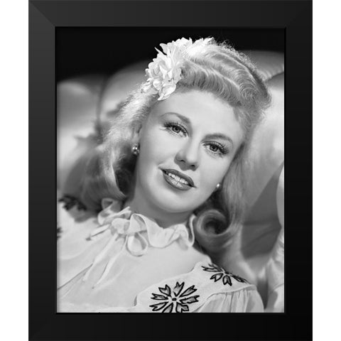 Ginger Rogers, Tender Comrade, 1943 Black Modern Wood Framed Art Print by Vintage Hollywood Archive
