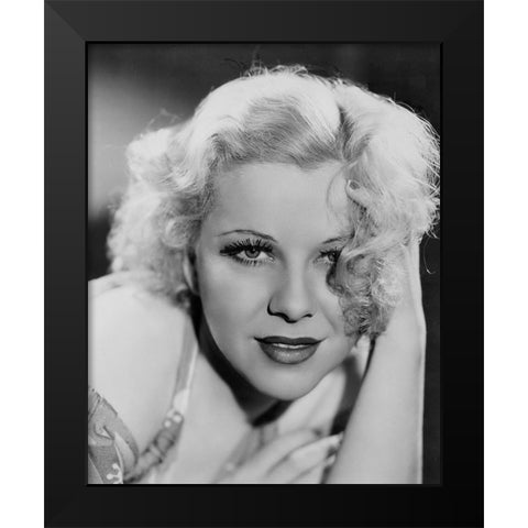 Glenda Farrell Black Modern Wood Framed Art Print by Vintage Hollywood Archive