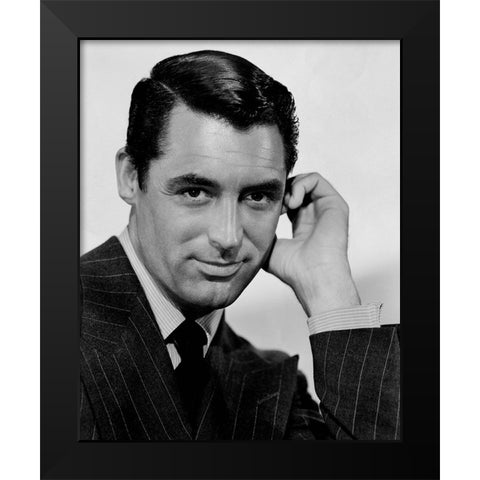 Cary Grant, 1941 Black Modern Wood Framed Art Print by Vintage Hollywood Archive