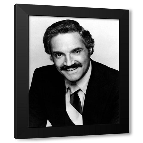 Hal Linden Black Modern Wood Framed Art Print by Vintage Hollywood Archive