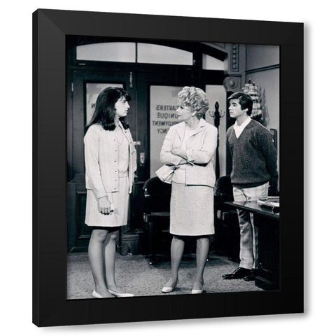 Lucie Arnaz, Lucille Ball and Desi Arnaz Jr., 1968 Black Modern Wood Framed Art Print with Double Matting by Vintage Hollywood Archive