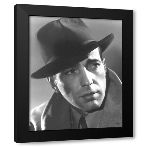 Humphrey Bogart, 1940 Black Modern Wood Framed Art Print with Double Matting by Vintage Hollywood Archive