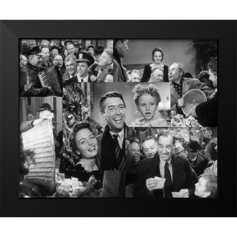 Its a Wonderful Life, 1946 II Black Modern Wood Framed Art Print by Vintage Hollywood Archive