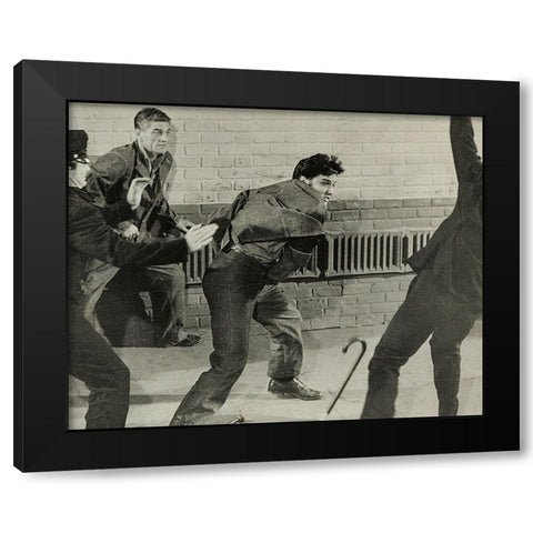 Jailhouse Rock, 1957 I Black Modern Wood Framed Art Print with Double Matting by Vintage Hollywood Archive