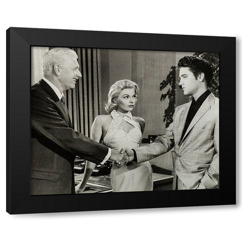 Jailhouse Rock, 1960 V Black Modern Wood Framed Art Print by Vintage Hollywood Archive