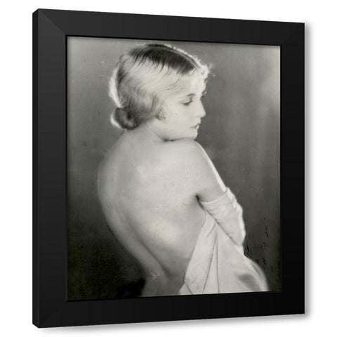 Jeanette Loff Black Modern Wood Framed Art Print by Vintage Hollywood Archive