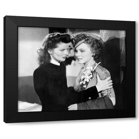 Katherine Hepburn, Cheryl Walker, 1943 Black Modern Wood Framed Art Print with Double Matting by Vintage Hollywood Archive