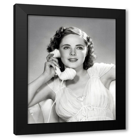Kay Aldridge, 1940 Black Modern Wood Framed Art Print by Vintage Hollywood Archive
