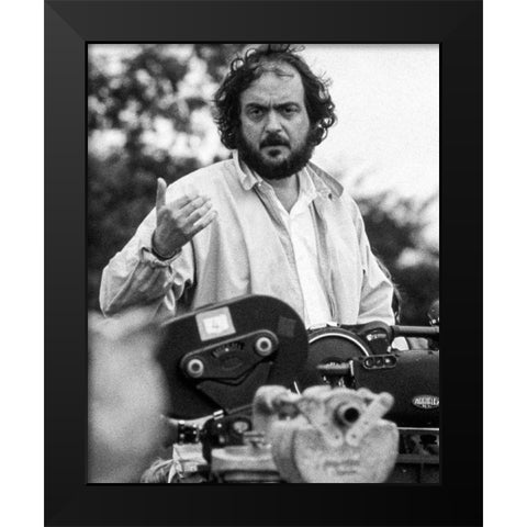 Stanley Kubrick, Barry Lyndon, 1975 Black Modern Wood Framed Art Print by Vintage Hollywood Archive