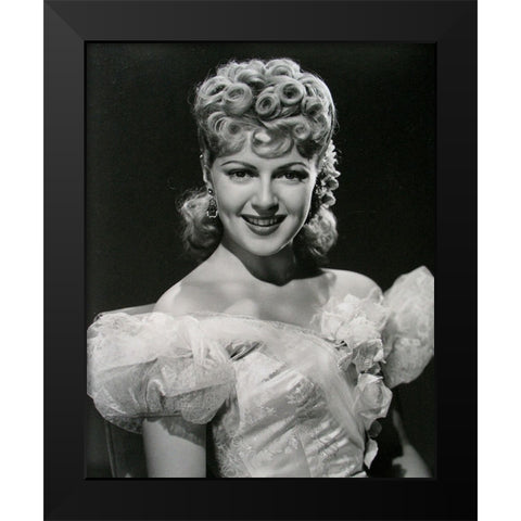 Lana Turner Black Modern Wood Framed Art Print by Vintage Hollywood Archive