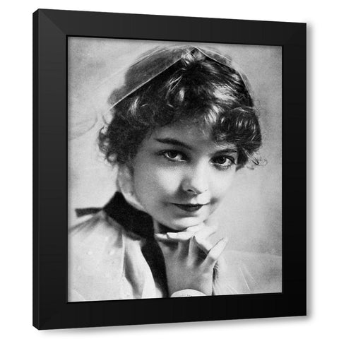 Lillian Gish,Â Stars of the Photoplay, 1916 Black Modern Wood Framed Art Print by Vintage Hollywood Archive