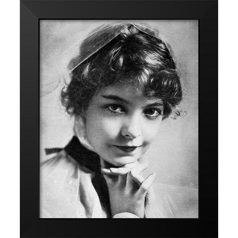 Lillian Gish,Â Stars of the Photoplay, 1916 Black Modern Wood Framed Art Print by Vintage Hollywood Archive